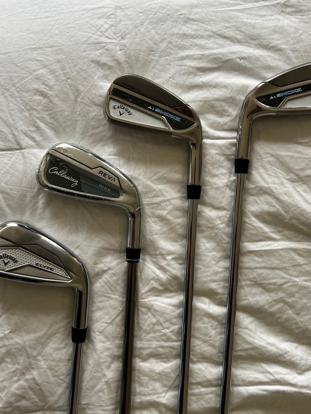 lot of 4 callaway golf irons ai smoke